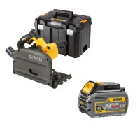 DeWalt DCS520NT 54 Volt FlexVolt Li-Ion 165mm Cordless Plunge Saw Body Only in TSTAK with DCB546 6.0Ah FlexVolt Battery