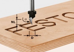 Festool 491002 Script cutter HS shank 8 mm HS S8 D11/60