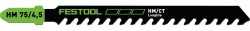 Festool 204343 Cement-Bonded Building Material 75mm Jigsaw Blade HM 75/4,5