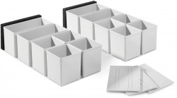 Festool 201124 Plastic Containers Set with Dividers for SYS-COMBI 2, SYS COMBI 3 & SYS 4 TL-SORT/3