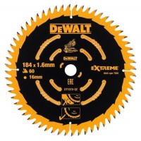 DeWalt DT1670 Cordless Extreme Mitre Saw Blade For DCS365 184mm x 16mm x 60T Fine
