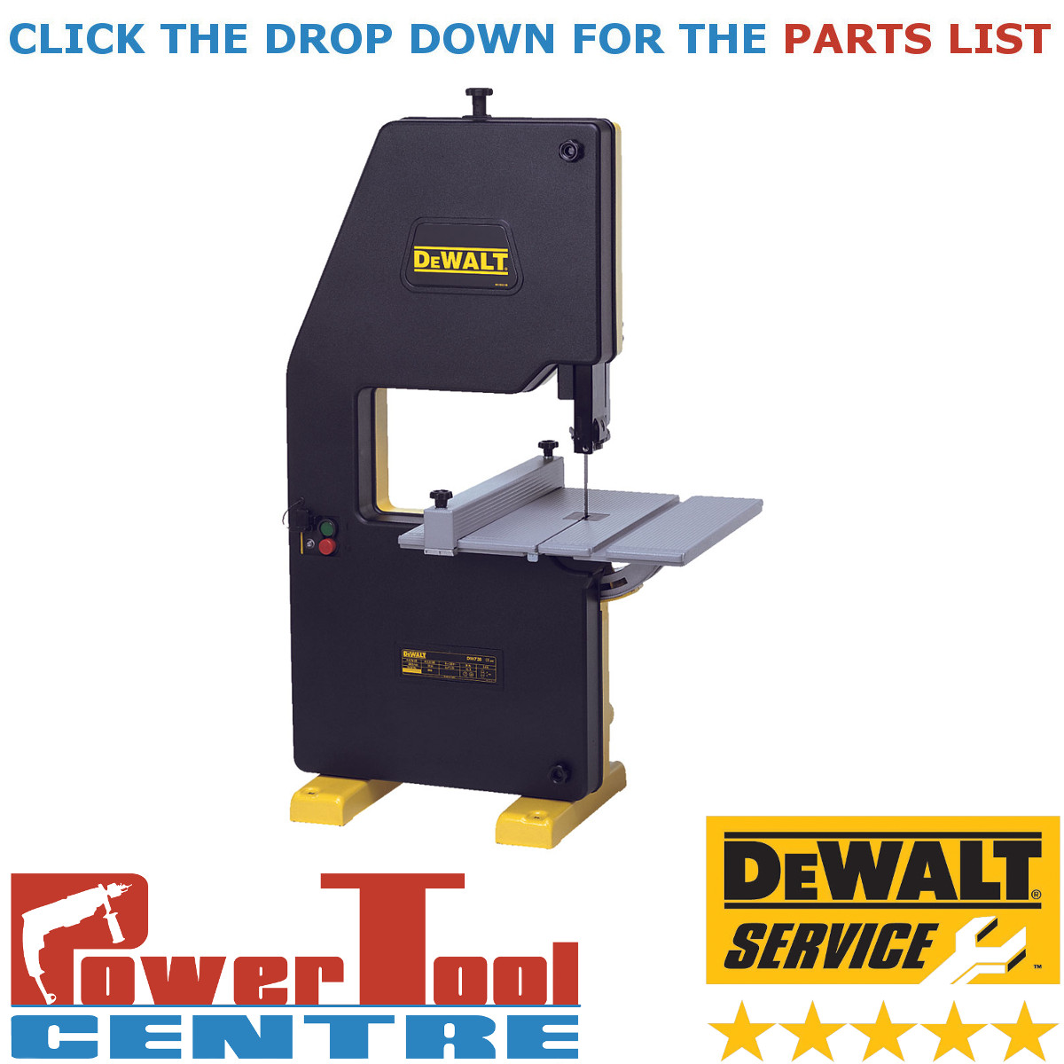 DeWalt Genuine Spare Parts DW739 Bandsaw Type 1 eBay