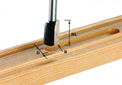 Festool 490981 Round nose cutter HW shank 8 mm HW S8 R5