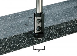 Festool 491120 Edge trimming cutter Reversible blade HW shank 12 mm HW S12 D21/30WM
