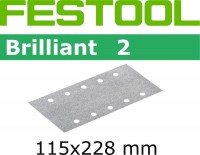 Festool Brilliant 2 115mm x 228mm Sand Paper Sheets