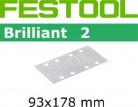 Festool Brilliant 2 93mm x 178mm Sand Paper Sheets