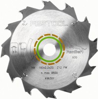 Festool 496301 Rip Cut Panther Circular Saw Blade 160mm x 20mm 12T - FES496301