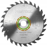 Festool 496302 General Purpose Circular Saw Blade 160mm x 20mm 28T - FES496302