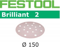 Festool Brilliant 2 150mm Sand Paper Discs