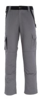 Dickies 40 Regular Two Tone Work Trousers Grey/Black