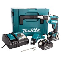 Makita DFS452FJX2 18V LXT Drywall Screwdriver Brushless 2 x 3ah Batteries - DFS452FJX2