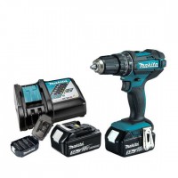 Makita DHP482 18v LXT Cordless Combi Drill With Bit Set