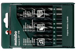 Metabo Wood, HSS, masonry drills (9 pcs.)