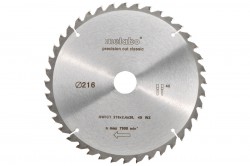 Metabo Circularsaw-bladeHW/CT216x30,40WZ5
