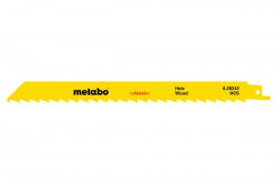 Metabo 628244000 HCS 225mm Sabre Saw Blades for Wood - Pack of 5