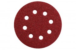 Metabo 631226000 Hook & Loop Sanding Discs 125mm 40 Grit - Pack of 5