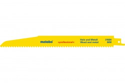 Metabo 631926000 BiM 225mm Sabre Saw Blades for Wood, Metal & Plastics - Pack of 5
