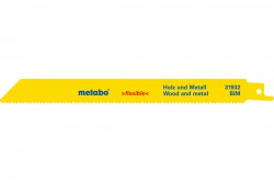Metabo 625497000 BiM 200mm Sabre Saw Blades for Wood & Metal - Pack of 200
