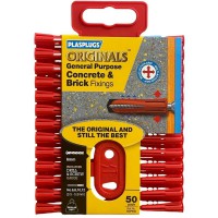 XMS Plasplugs Original Regular Duty Fixings (50)