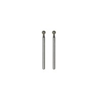 Proxxon 28226 Spherical Diamond Grinding Bits - 4.4 mm, 2 Pieces