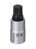 Proxxon 23328 1/2\"-Spline Socket bit VZ 16, 55 mm length NO 23 328