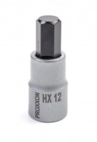 Proxxon 23481 1/2\" Allen Socket, HX 12 mm, 55 mm length NO 23 481