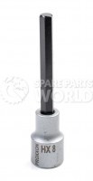 Proxxon 23486 1/2\" Allen Socket, HX 8 mm, 100 mm length NO 23 486