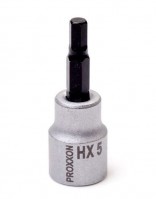 Proxxon 23576 3/8\" Allen Socket, HX 5 mm, 50 mm length NO 23 576