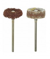 Proxxon 28282 Nylon fleece brushes, 2 pcs. NO 28 282