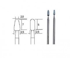 Proxxon 28270 Grinding stone bit (silicon carbide), cylindrical, 2 pcs. NO 28 270