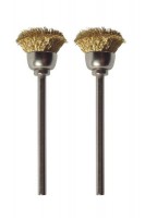 Proxxon 28963 Brass wire cone brush, � 13 mm, 2 pcs. NO 28 963