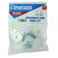 Spartacus SP165 Greenhouse sliding door wheel kit (28 mm)