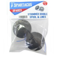 Spartacus SP243 Trimmer spool & line - Pack of 2