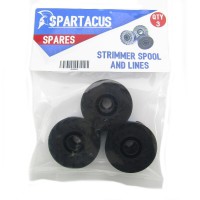 Spartacus SP282 Trimmer Spool & Line - Pack of 3