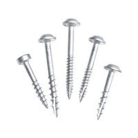 Kreg Pack of 100 Carton of Zinc Pocket Screws 25mm 1\" #6 Fine Pan-Head