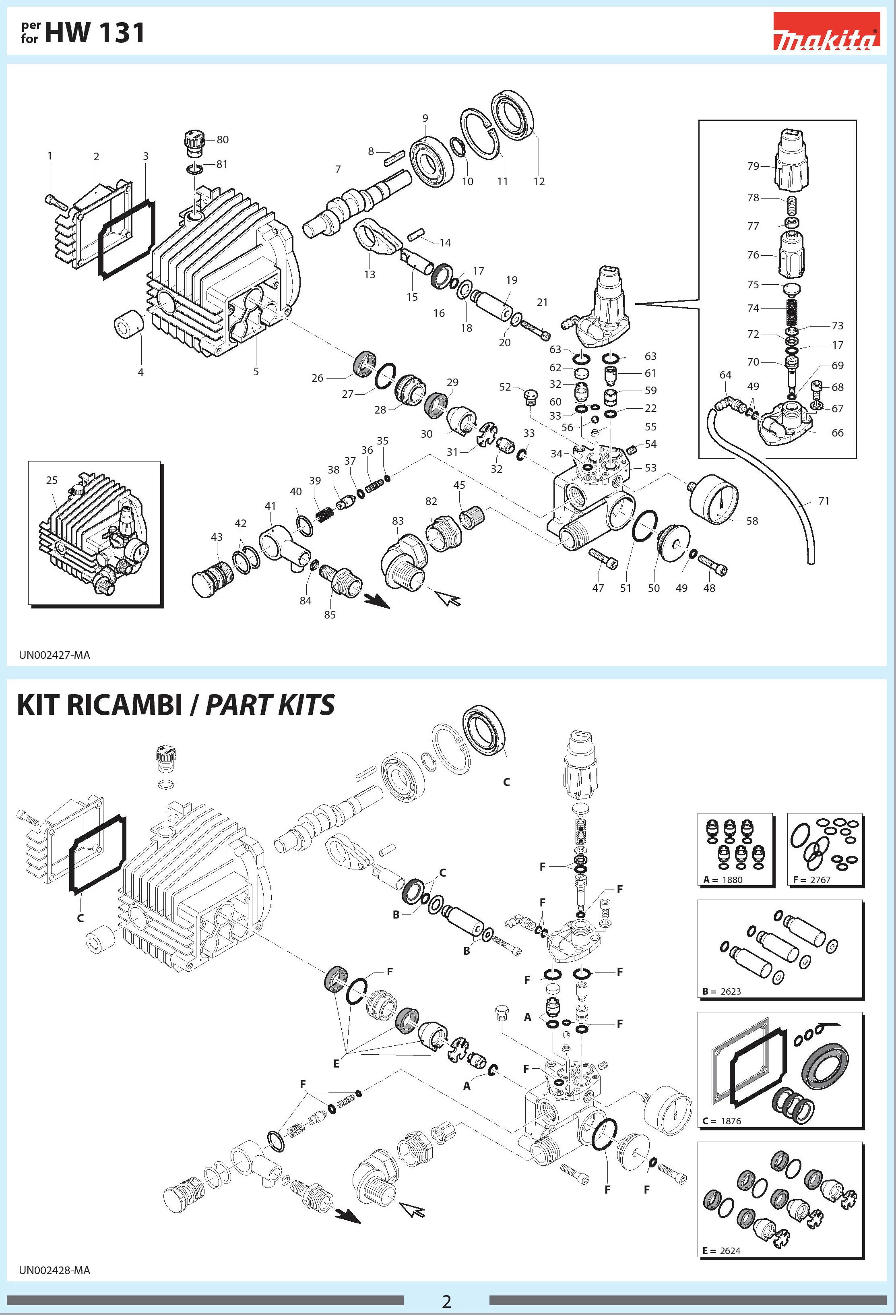 Pressure Washer Gun >> Spares for Makita Hw131 Domestic Pressure Washer SPARE ... Pressure Washer Gun >> Spares for Makita Hw131 Domestic Pressure Washer SPARE ...