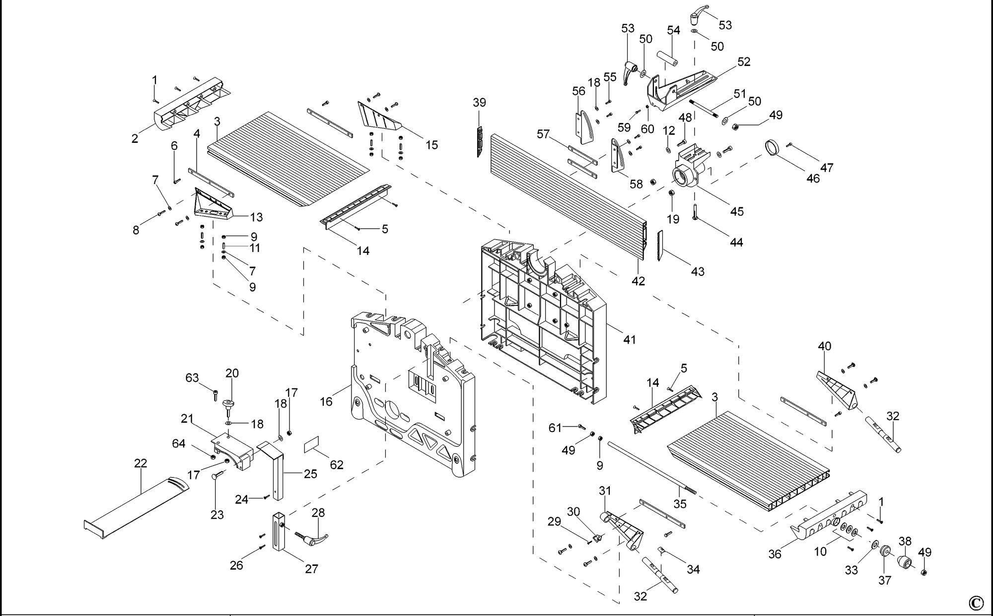DeWalt Genuine Spare Parts D27300 Planer Thicknesser ... de walt power tool wiring diagrams 