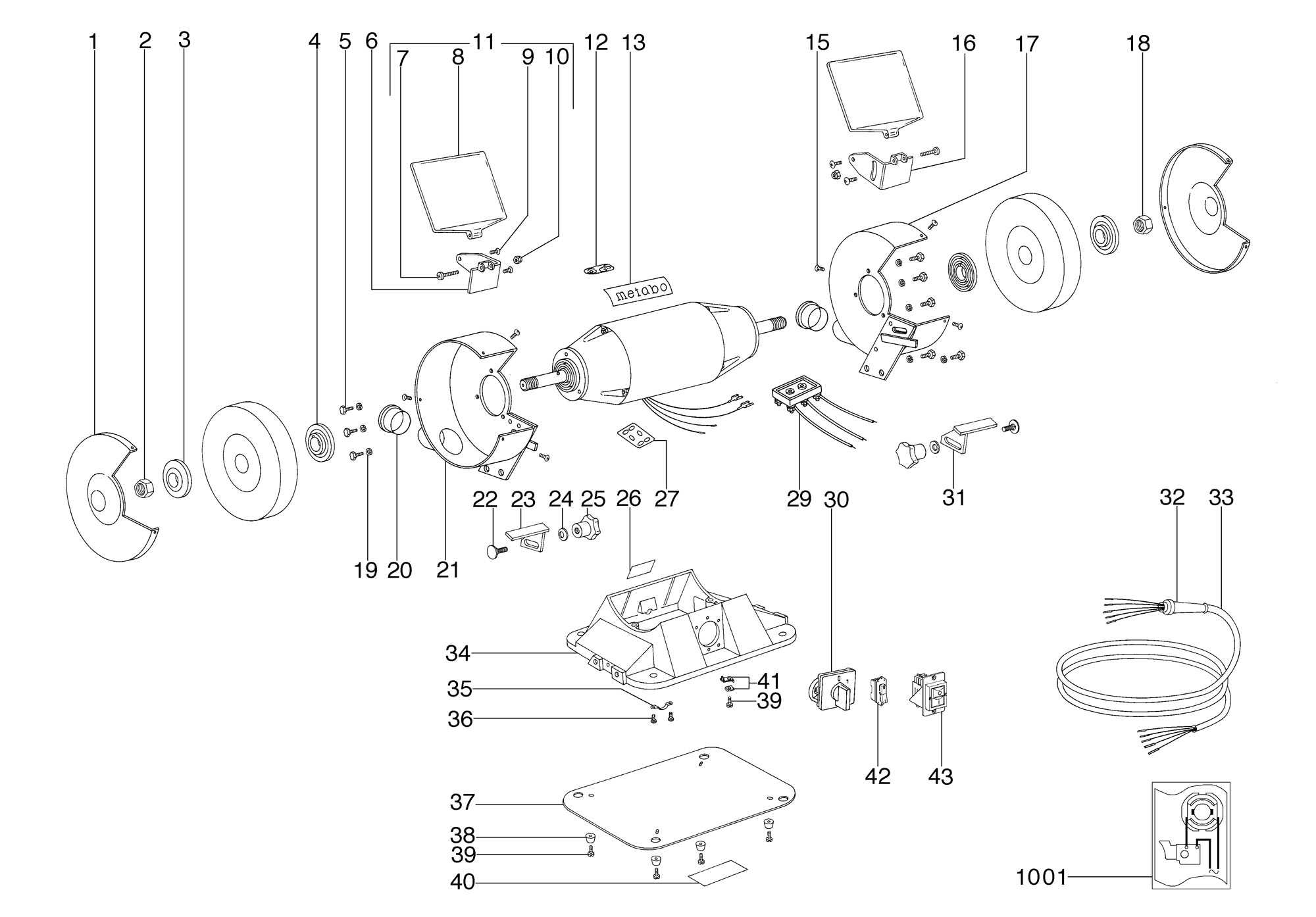 Metabo Bench Grinder Parts - ban-qthelove